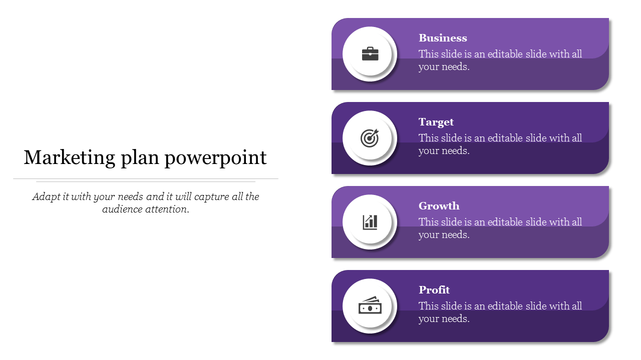 Free - Creative Marketing Plan PowerPoint For Presentation